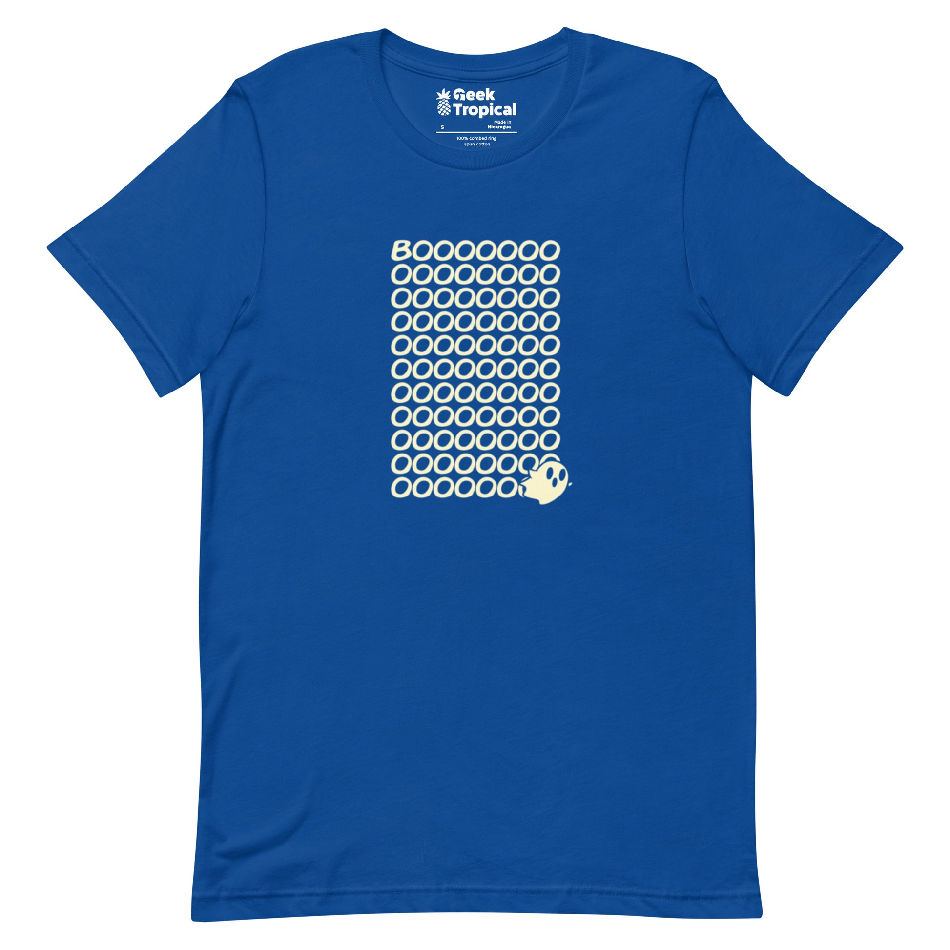 Boo Ghost T-Shirt Geek Nerd Design by Tobe Fonseca Fantasy Prints FLOW DESC WRITING