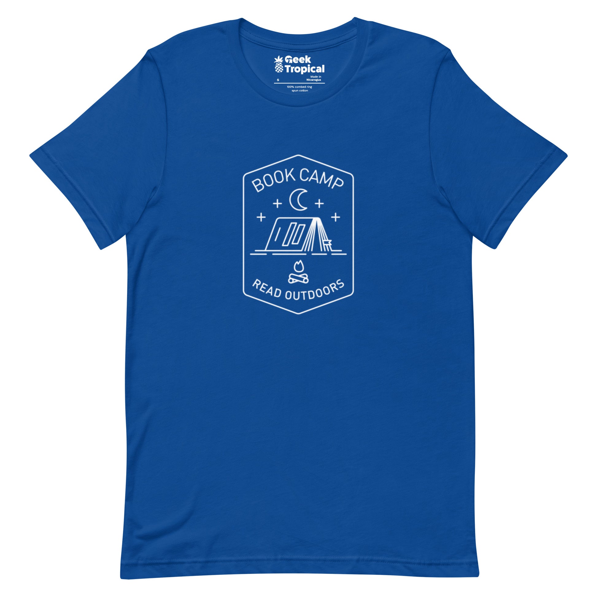 Book Camp T-Shirt Geek Nerd Book Prints Design by Tobe Fonseca FLOW DESC WRITING