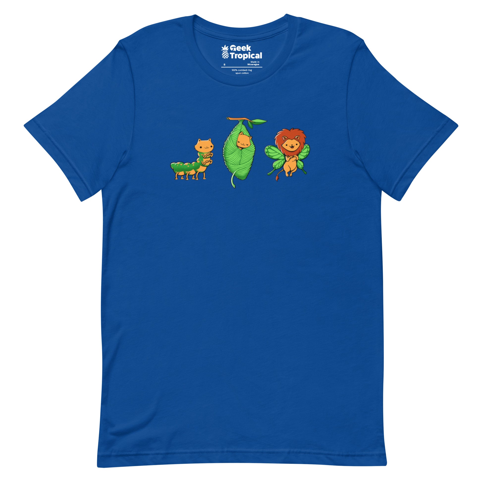 Cat - Erpillar T-Shirt Geek Nerd Animal Patterns Design by Tobe Fonseca Fantasy Prints