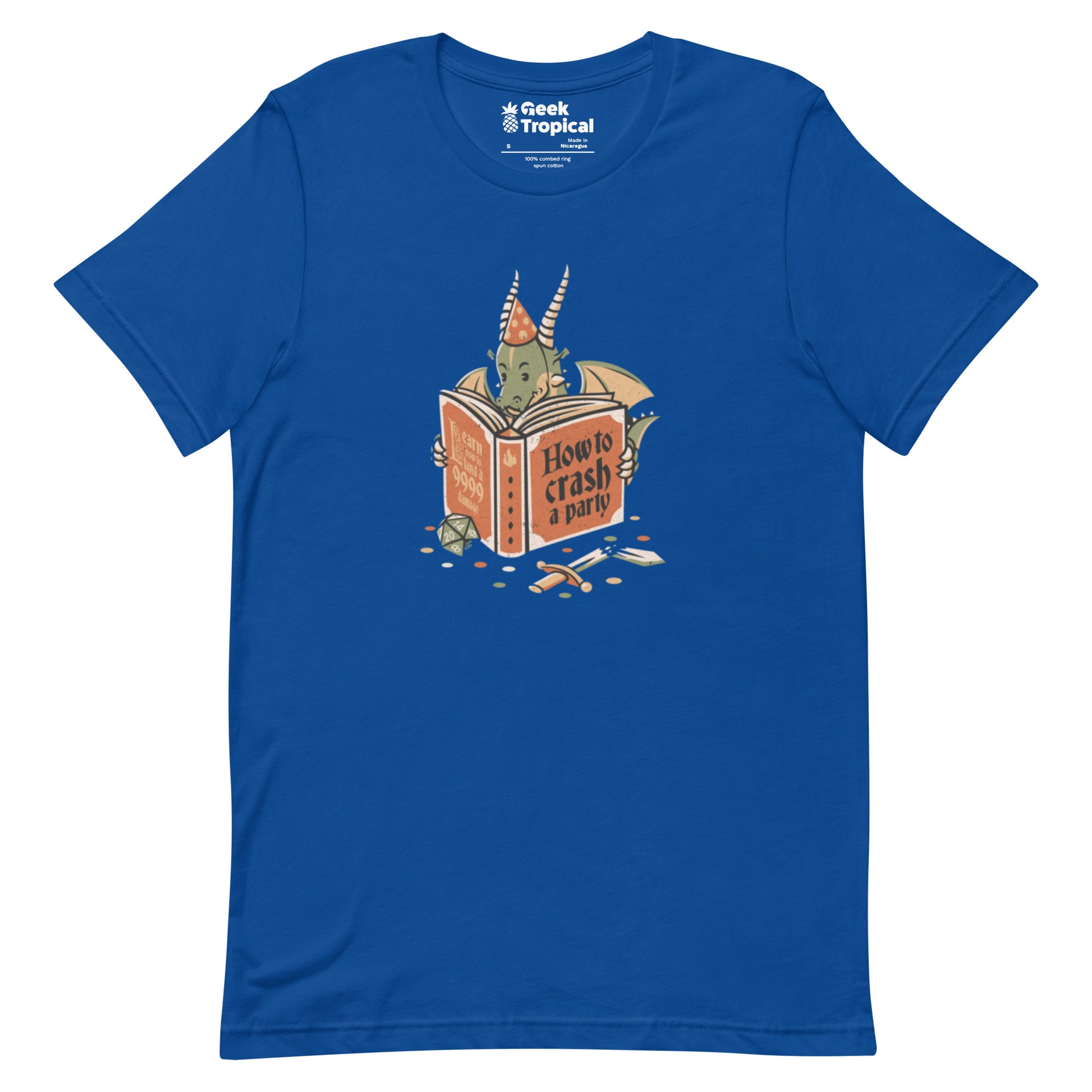 Dragon Party Crashing T-Shirt Geek Nerd Design by Tobe Fonseca dnd & rpg print Fantasy Prints
