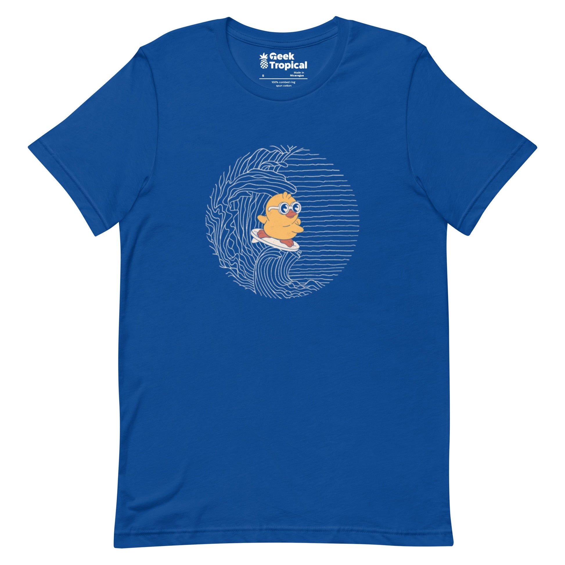 Duck Kanagawa Wave T-Shirt Geek Nerd Animal Patterns Design by Tobe Fonseca FLOW DESC WRITING