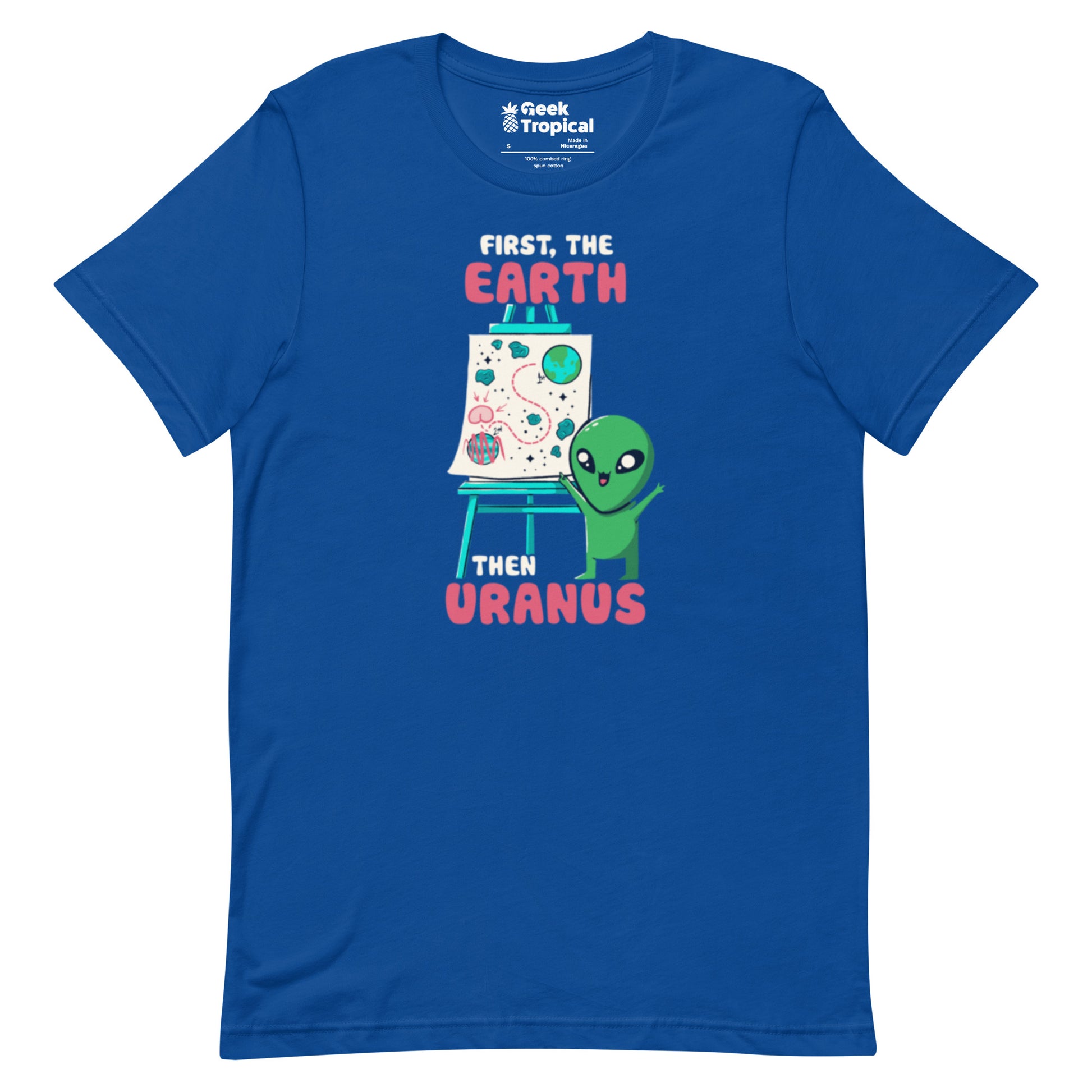 Earth Than Uranus T-Shirt Geek Nerd