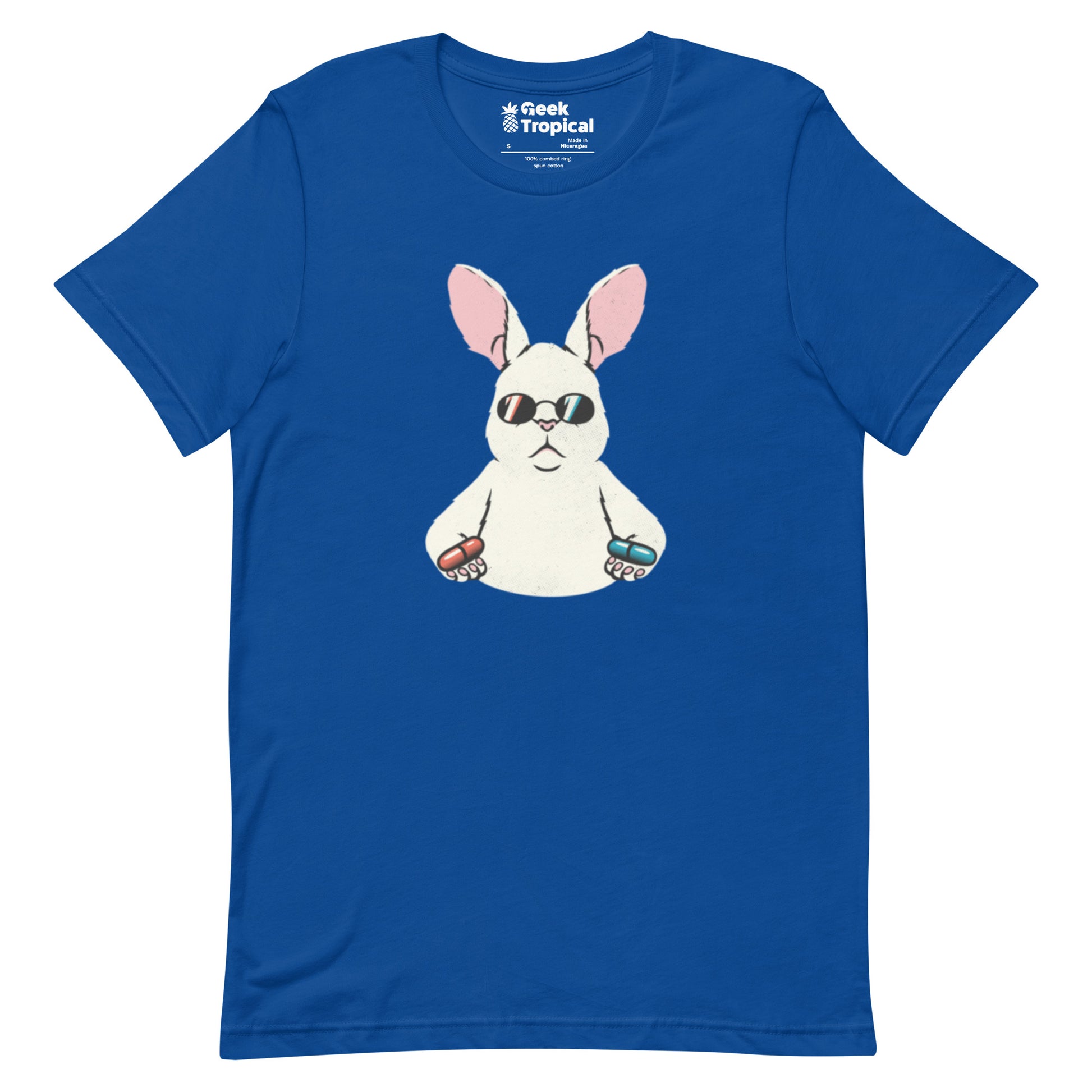 Matrix Rabbit T-Shirt Geek Nerd