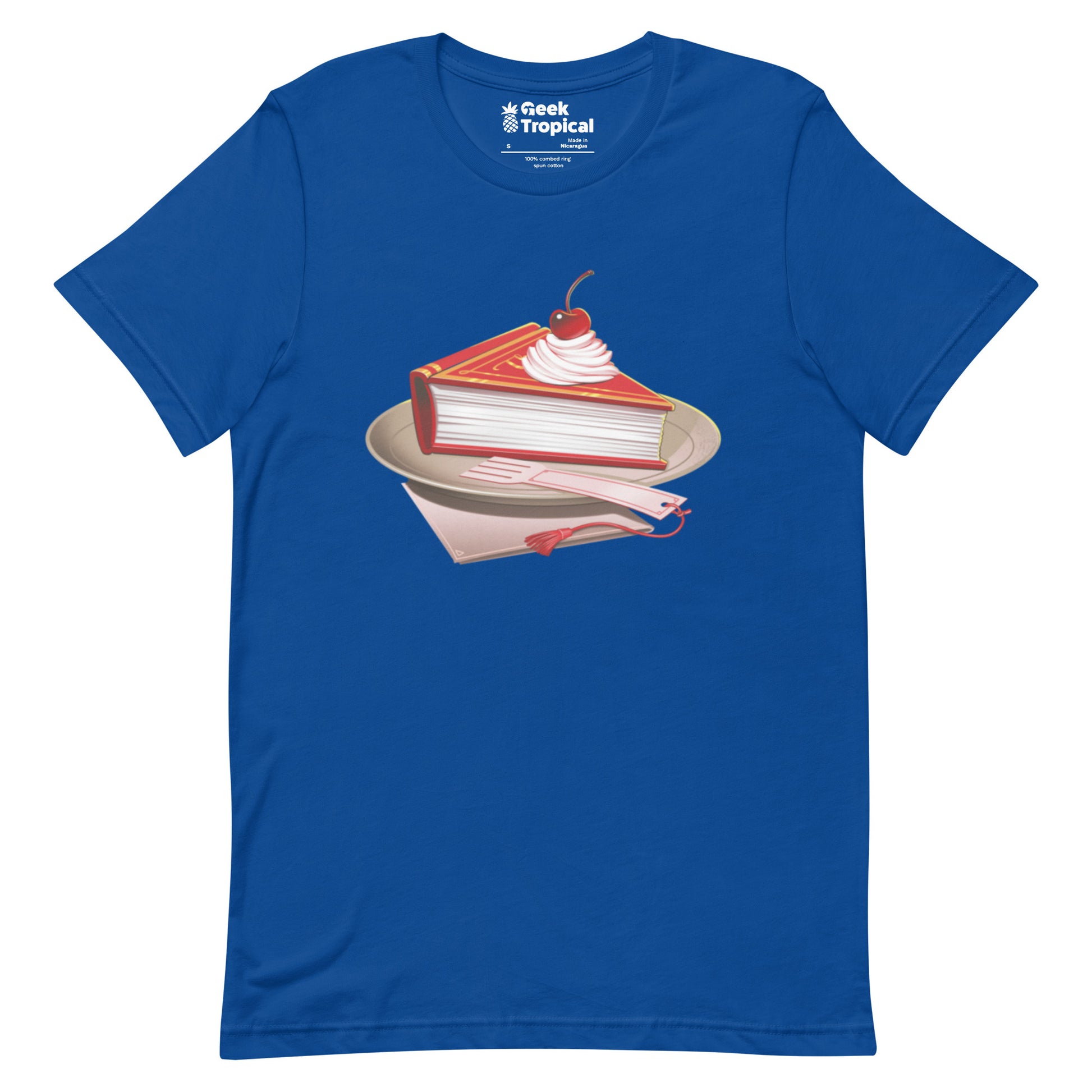 Pie Book T-Shirt Geek Nerd
