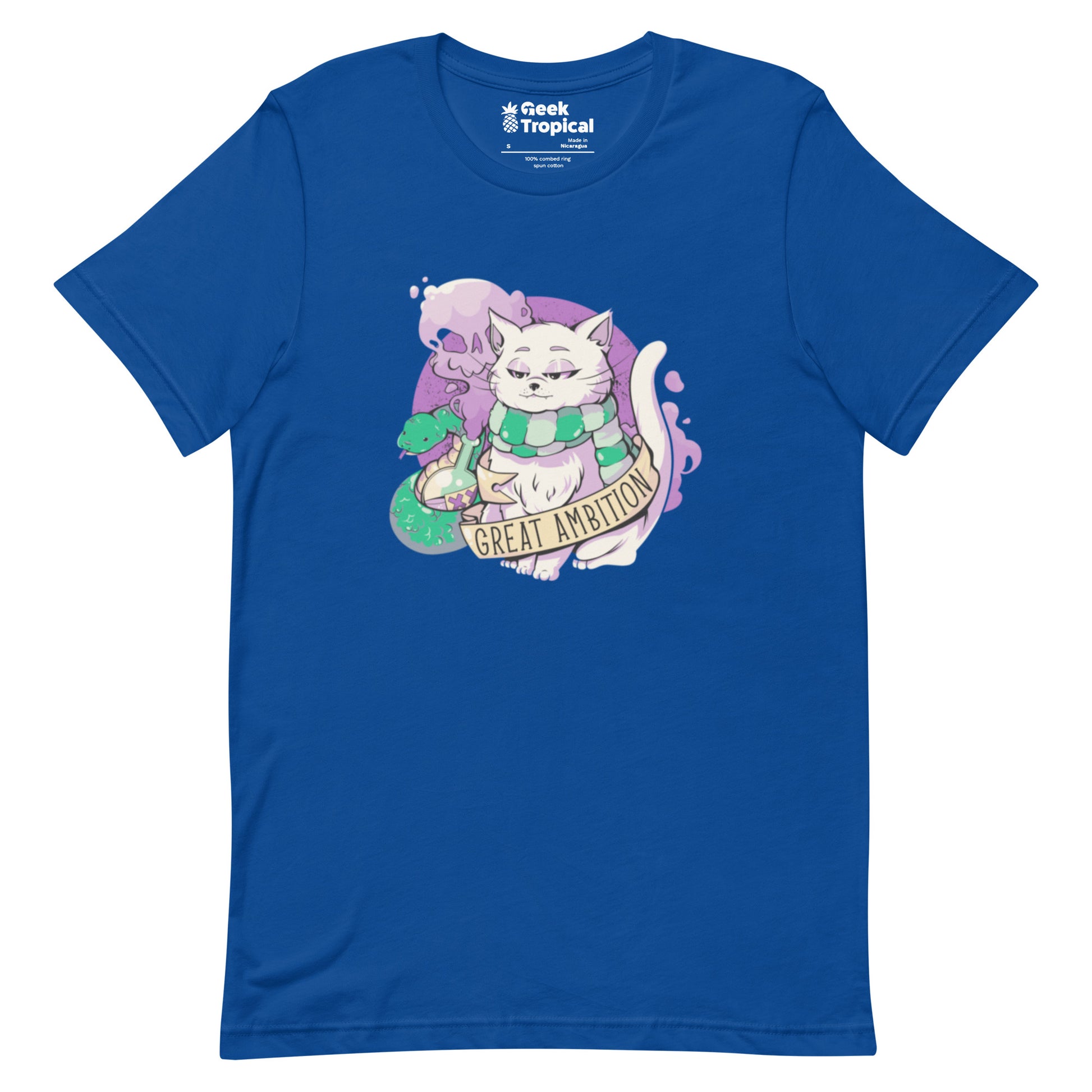 Great Ambition Snake T-Shirt Geek Nerd