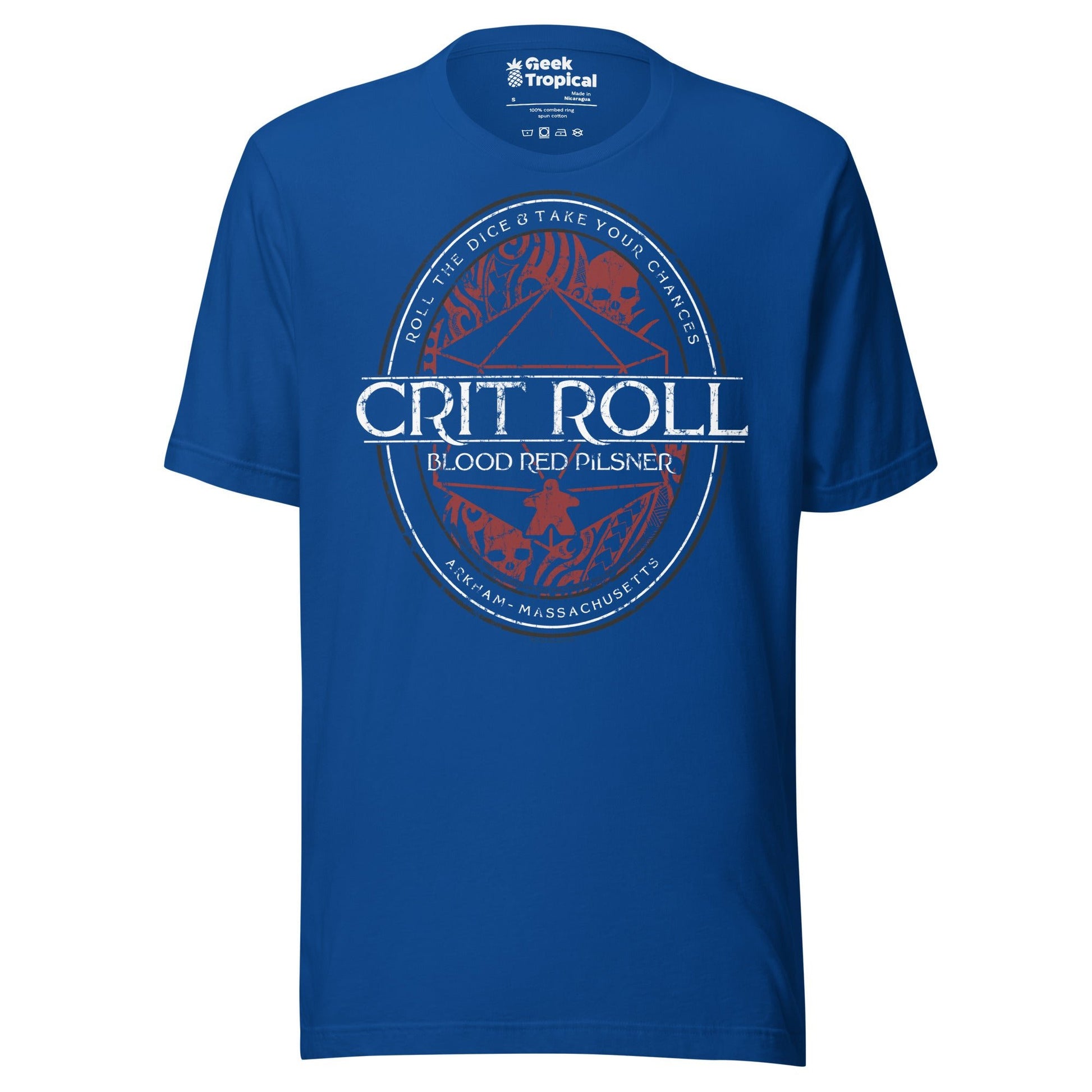 Arkham RPG Crit Roll T-Shirt Geek Nerd Advertise to Meta dnd & rpg print Fantasy Prints
