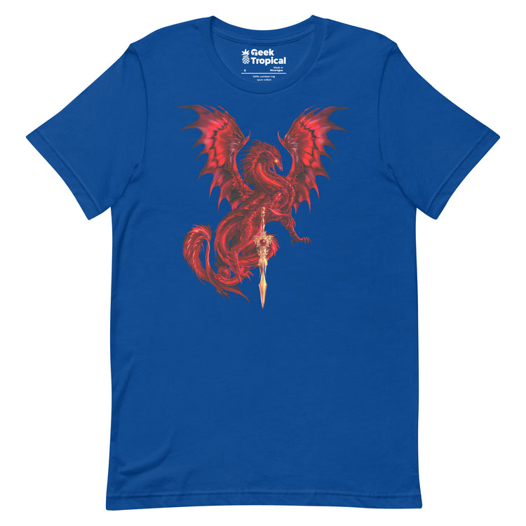 Dragonblade BLOODBLADE T-Shirt Geek Nerd Advertise to Meta Design by Ruth Thompson Fantasy Prints