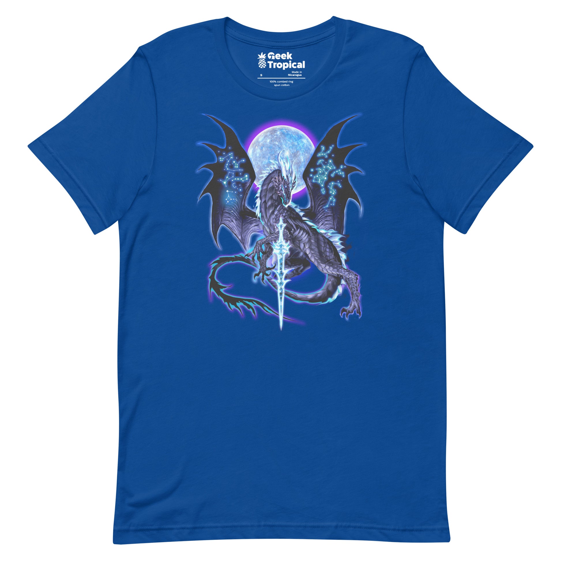 Dragonblade NIGHTBLADE T-Shirt Geek Nerd Advertise to Meta Design by Ruth Thompson dnd & rpg print