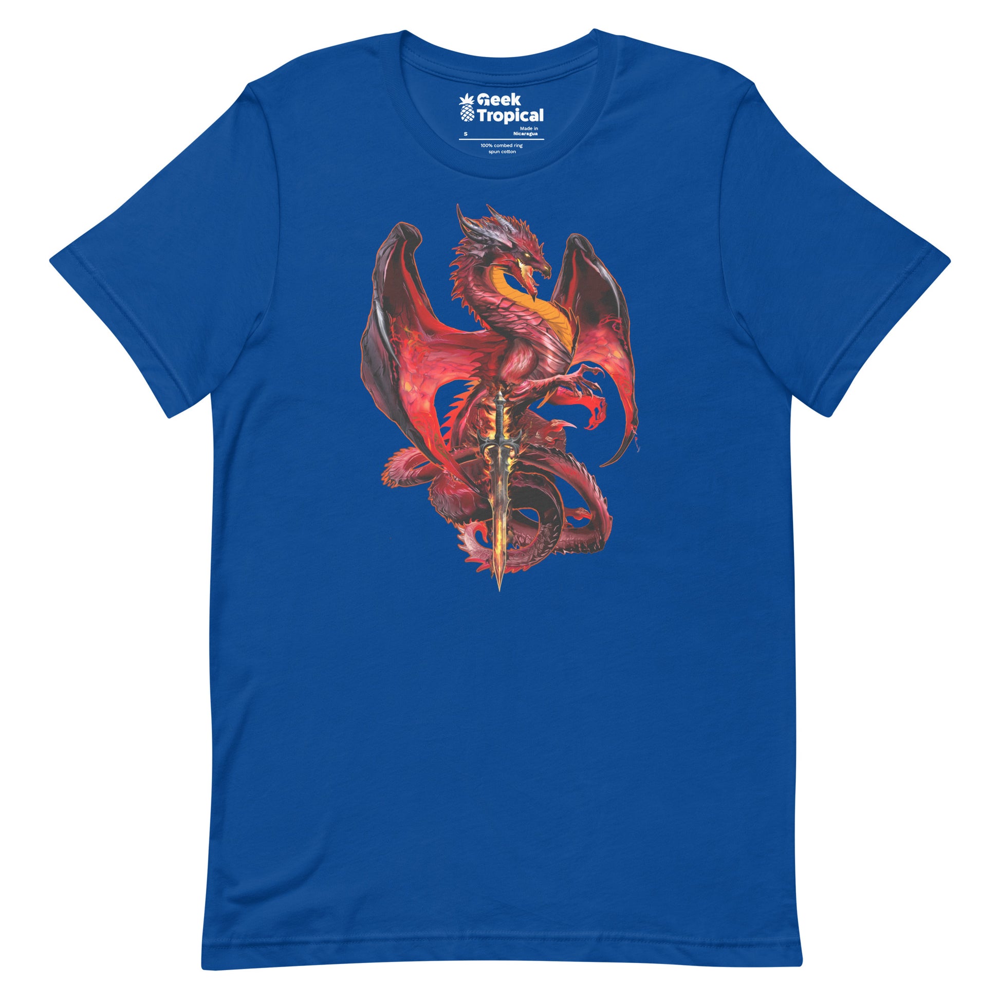 Dragonblade WRATHBLADE T-Shirt Geek Nerd Advertise to Meta Design by Ruth Thompson dnd & rpg print