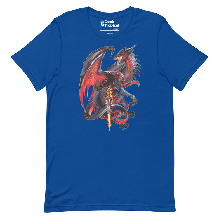 Dragonblade WIDOWBLADE T-Shirt Geek Nerd Advertise to Meta Design by Ruth Thompson dnd & rpg print