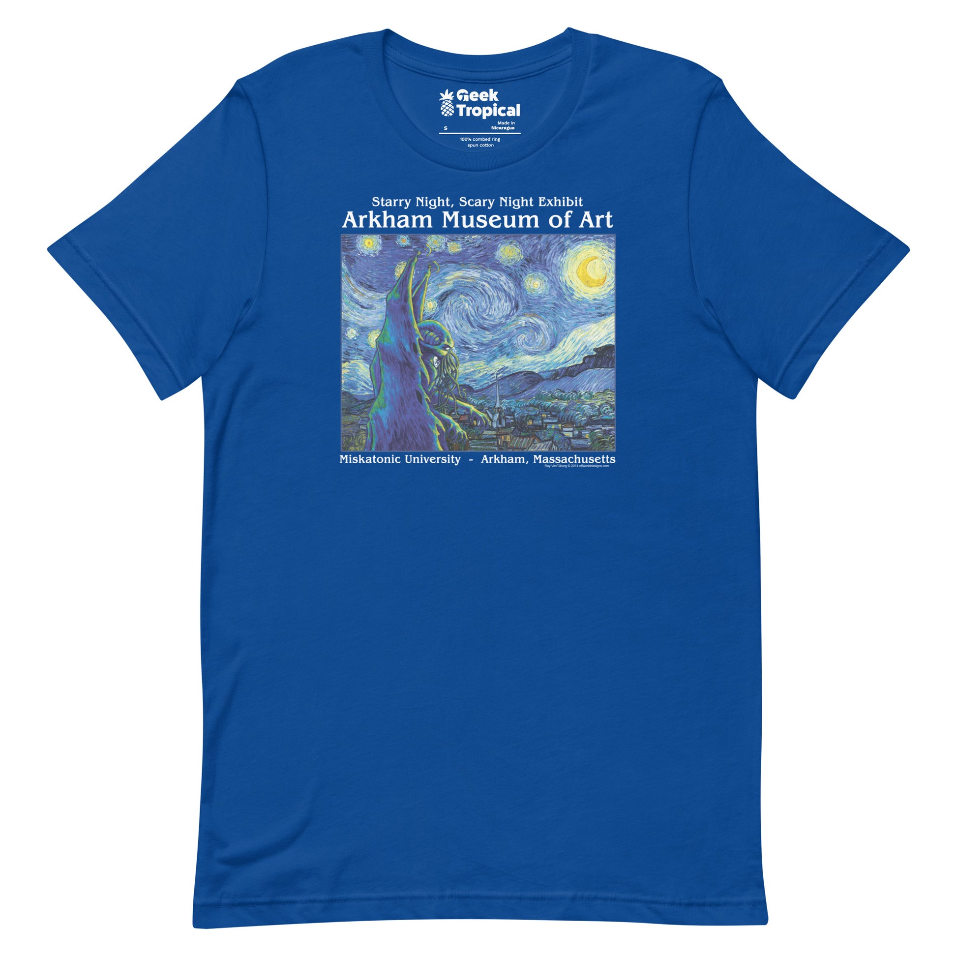 Starry Night Cthulhu T-shirt Geek Nerd Advertise to Meta dnd & rpg print Fantasy Prints