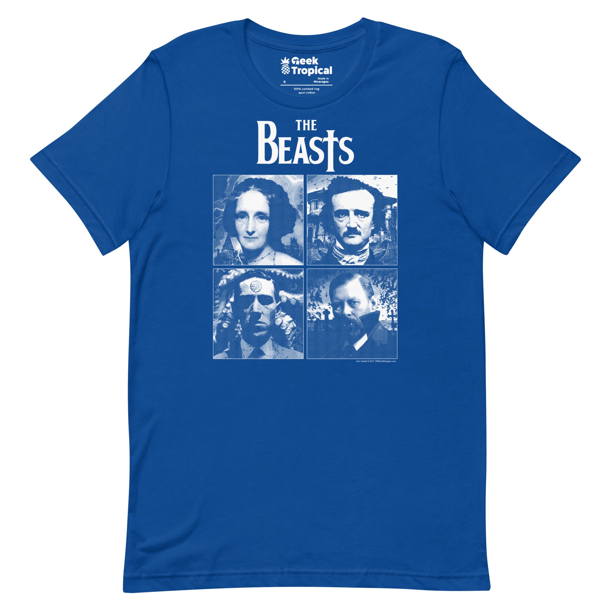 The Beasts t-shirt Geek Nerd Advertise to Meta Animal Patterns FLOW DESC WRITING