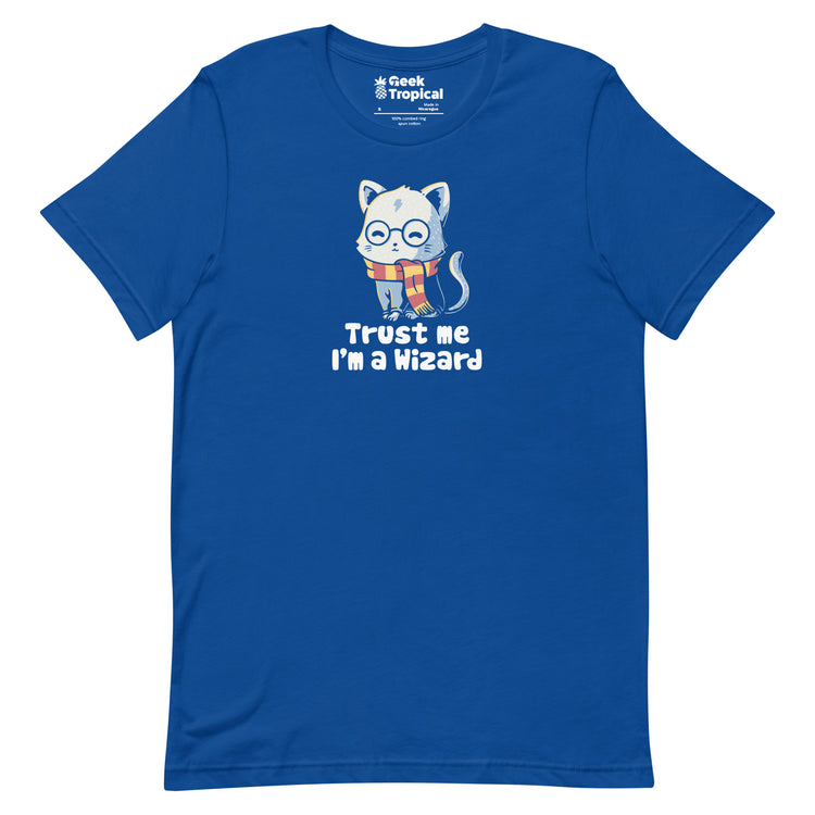 Trust me I'm A Wizard T-Shirt Geek Nerd Advertise to Meta Design by Tobe Fonseca dnd & rpg print