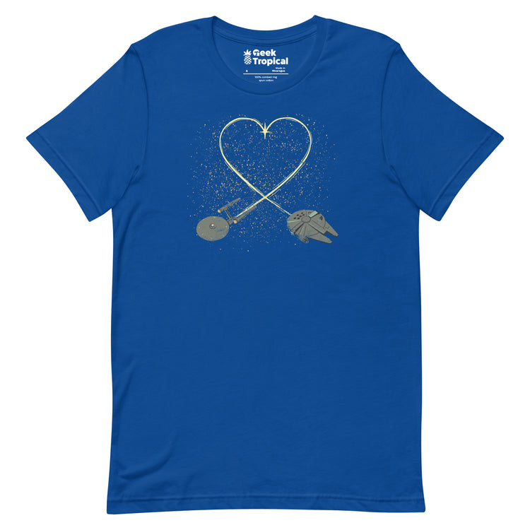 Wars Love T-Shirt Geek Nerd Advertise to Meta Design by Tobe Fonseca FLOW DESC WRITING