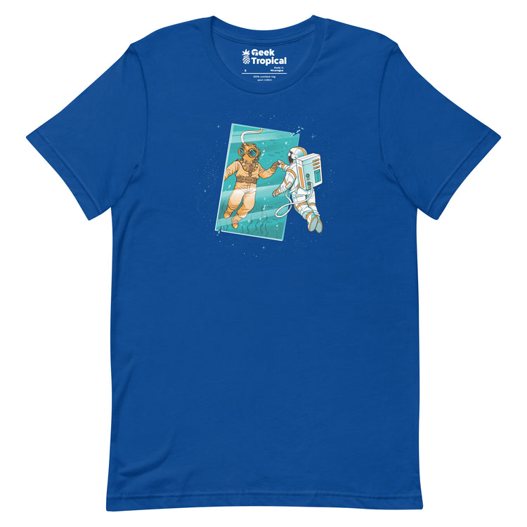 The Other Side of The Mirror T-Shirt Geek Nerd Advertise to Meta Design by Tobe Fonseca FLOW DESC WRITING