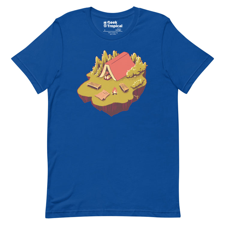 The Best Vacation Reading Book Camping T-Shirt Geek Nerd Advertise to Meta Book Prints Design by Tobe Fonseca