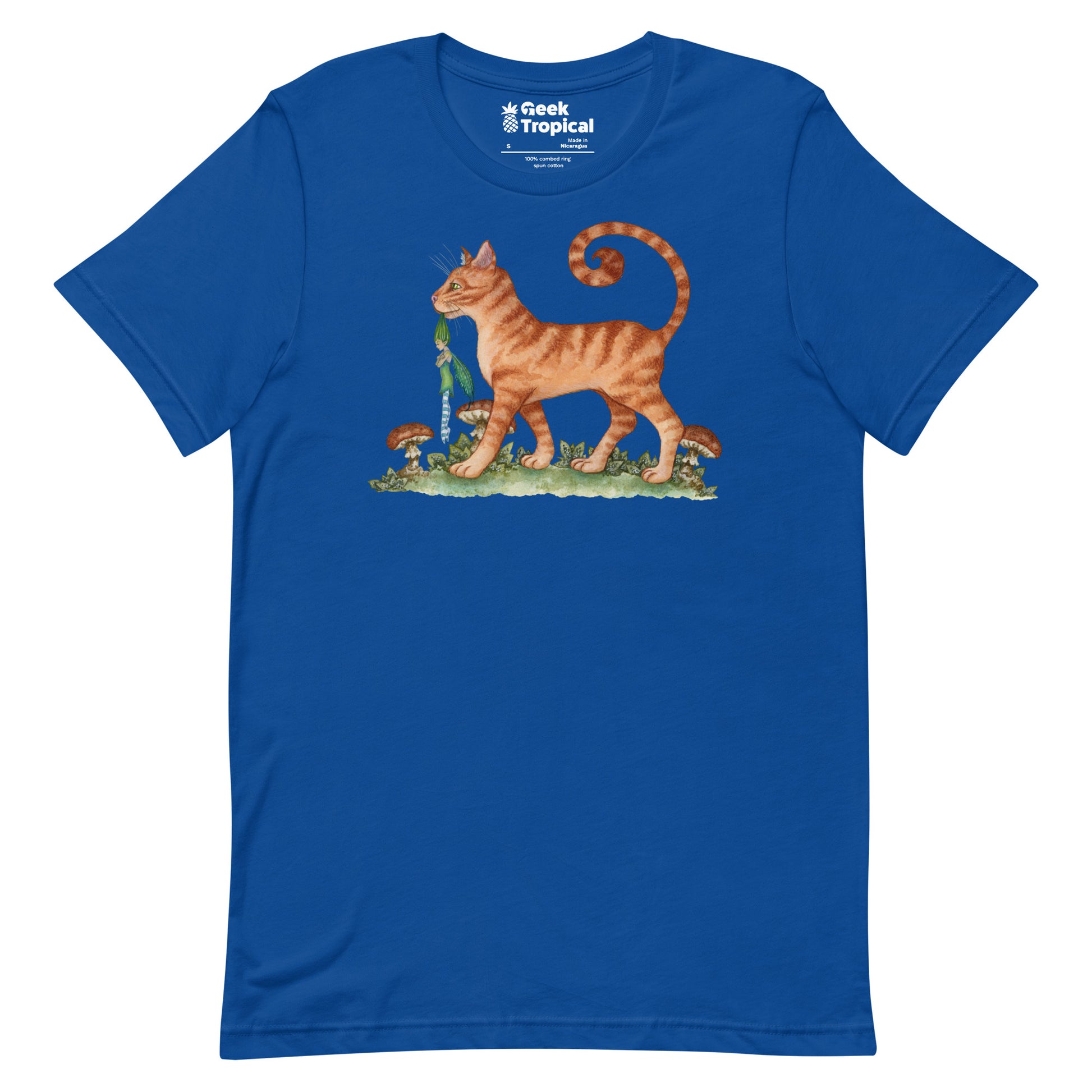 Amy Brown What The Cat Dragged In T-Shirt Geek Nerd Advertise to Meta Animal Patterns Design by Amy Brown