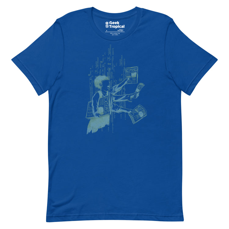 Extra Extra Extra T-Shirt Geek Nerd Advertise to Meta Design by Tobe Fonseca FLOW DESC WRITING