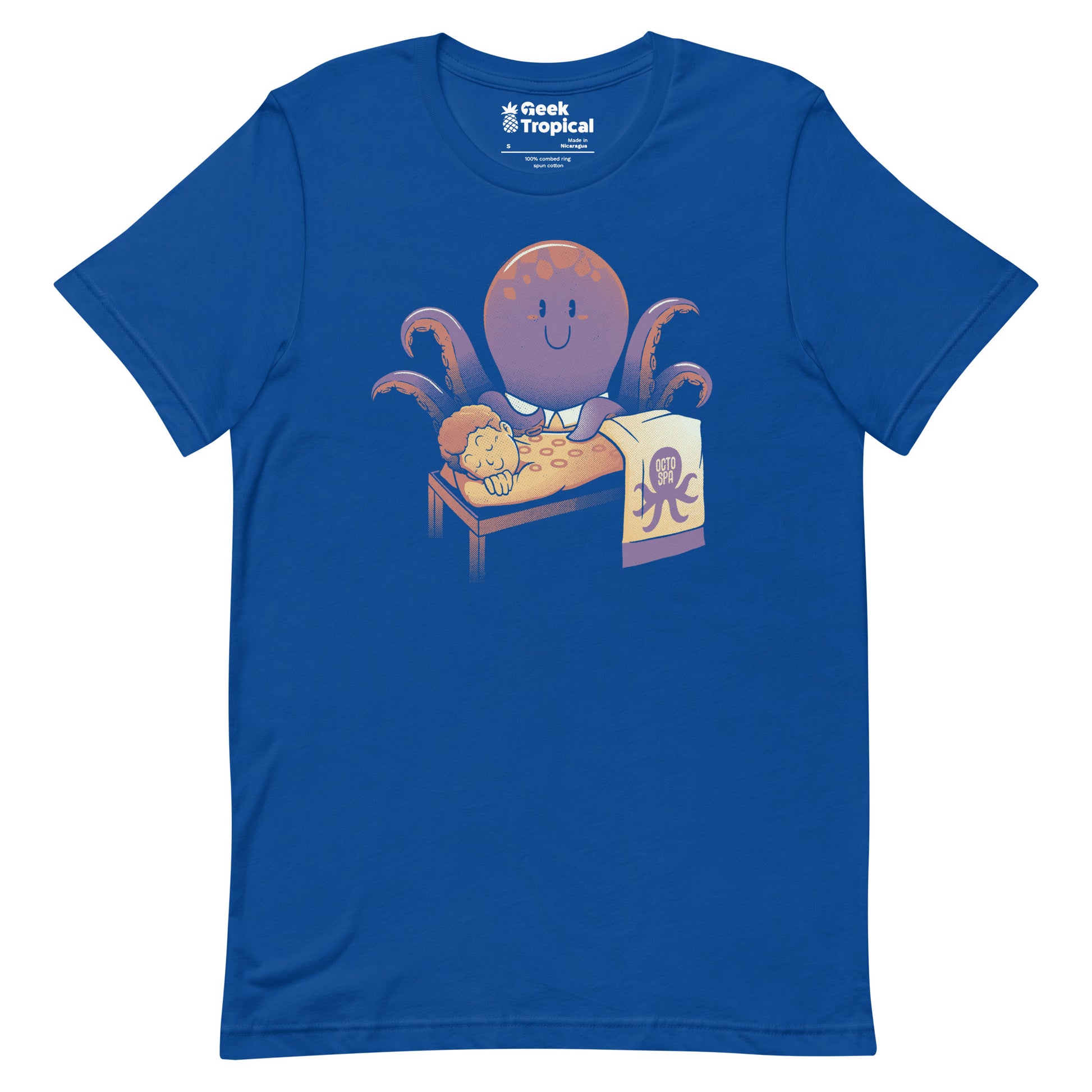 Cupping Therapy Octopus Massage T-Shirt Geek Nerd Advertise to Meta Animal Patterns Design by Tobe Fonseca
