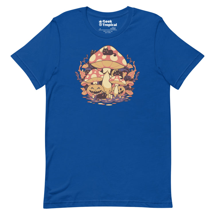 Cogumiaus Halloween Cats T-Shirt Geek Nerd Advertise to Meta Animal Patterns Design by Tobe Fonseca