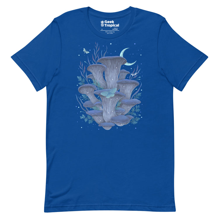 Blue Oyster T-Shirt Geek Nerd Advertise to Meta Design by Episodic Drawing FLOW DESC WRITING