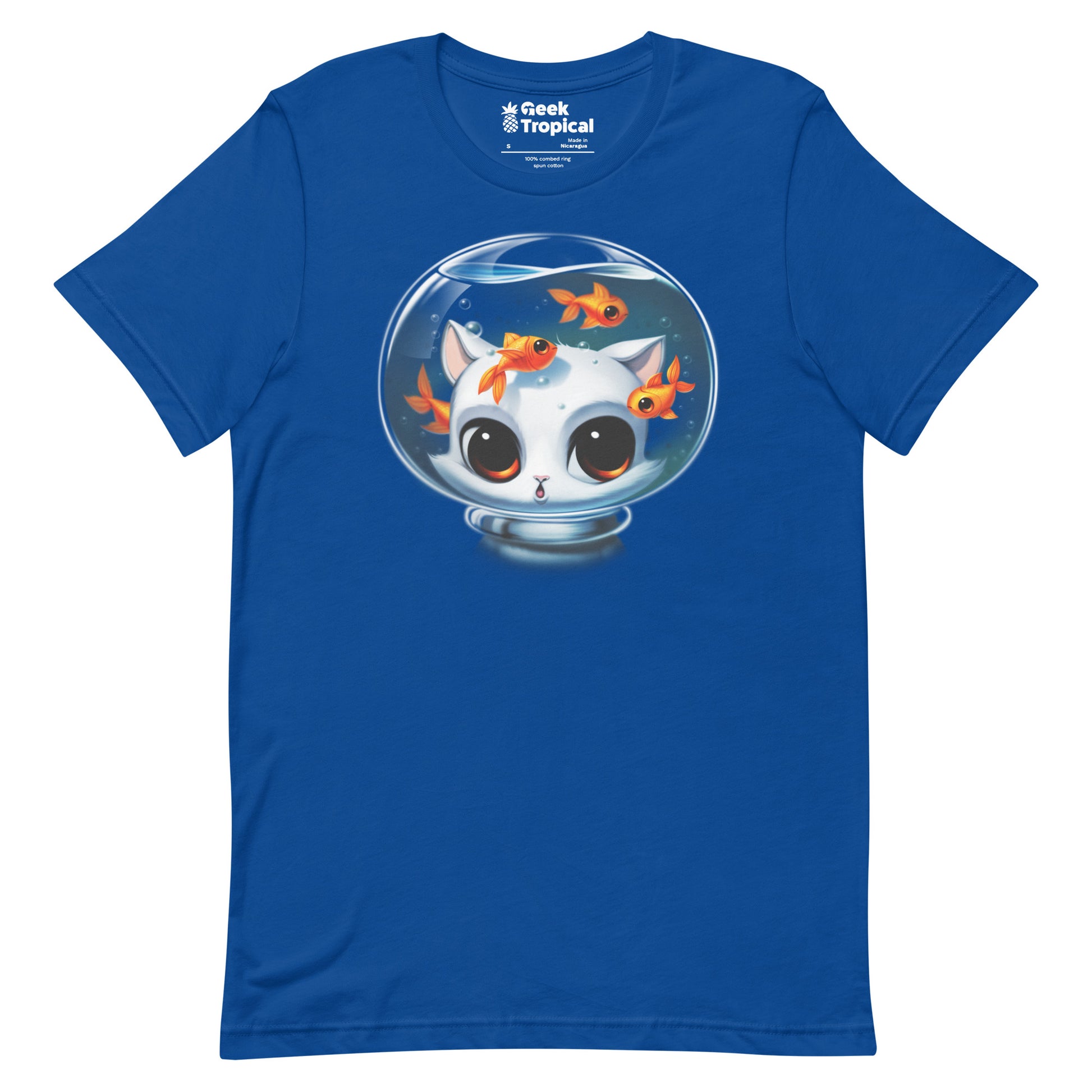 Castronaut Cat T-Shirt Geek Nerd Advertise to Meta Animal Patterns Design by Tobe Fonseca
