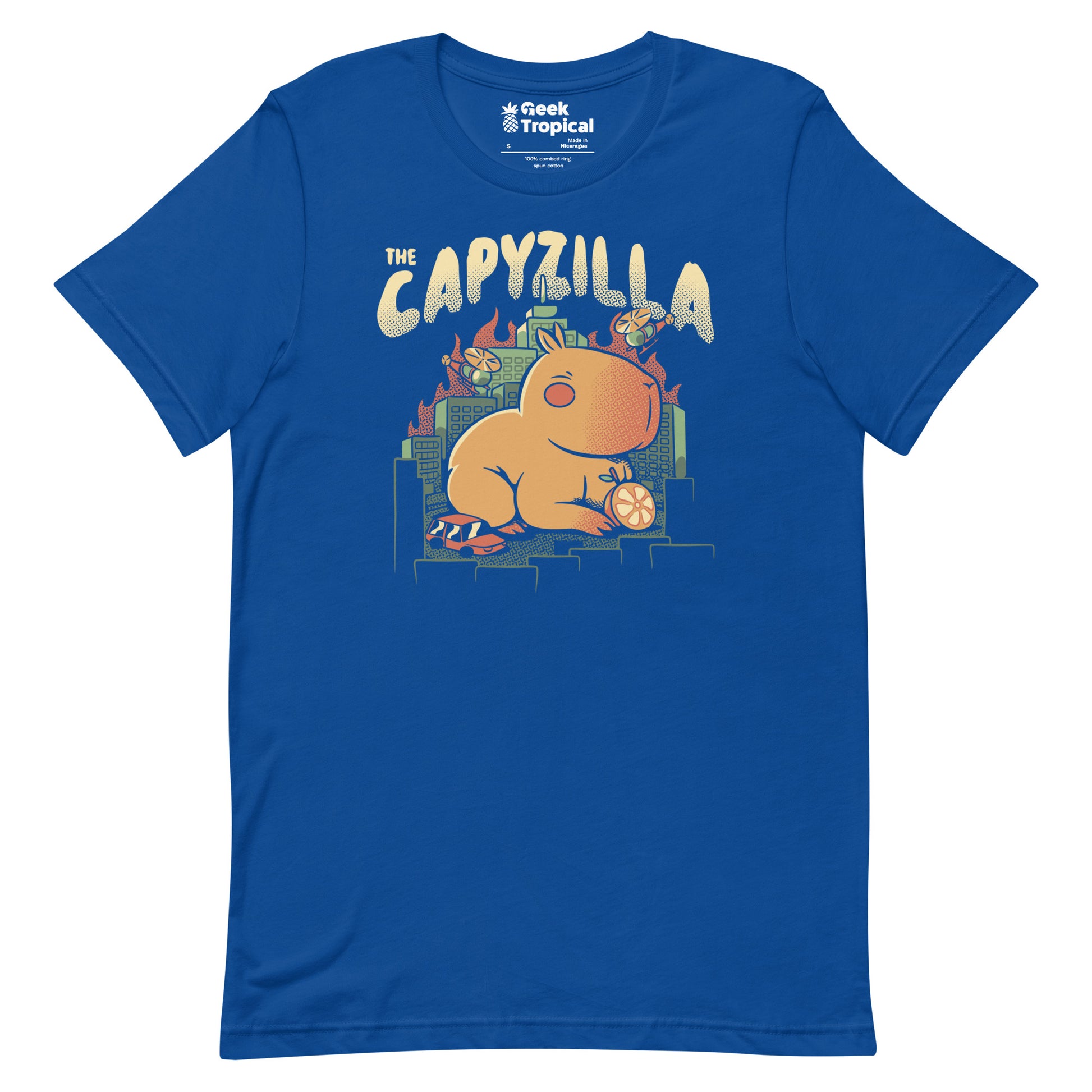 Capyzilla Kawaii Monster T-Shirt Geek Nerd Advertise to Meta Animal Patterns Anime