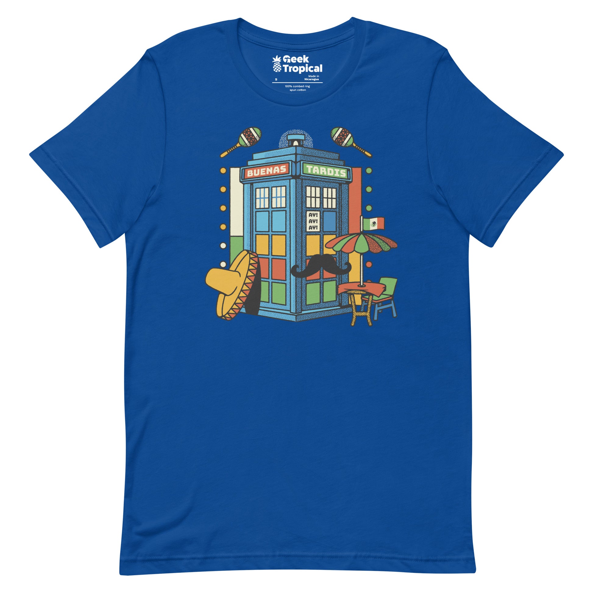 Buenas Tardis Travel Time T-Shirt 9