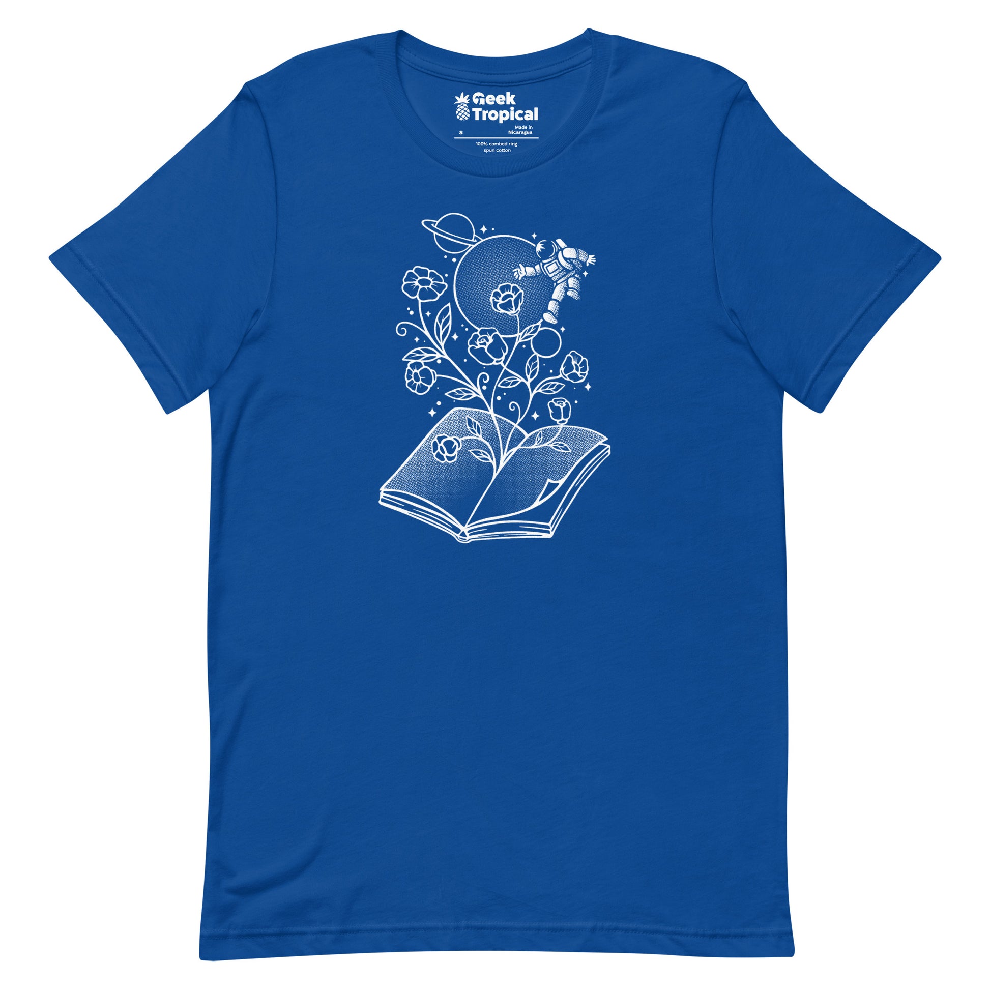 Book Garden Minimalist T-Shirt Geek Nerd Advertise to Meta Book Prints Botany Print