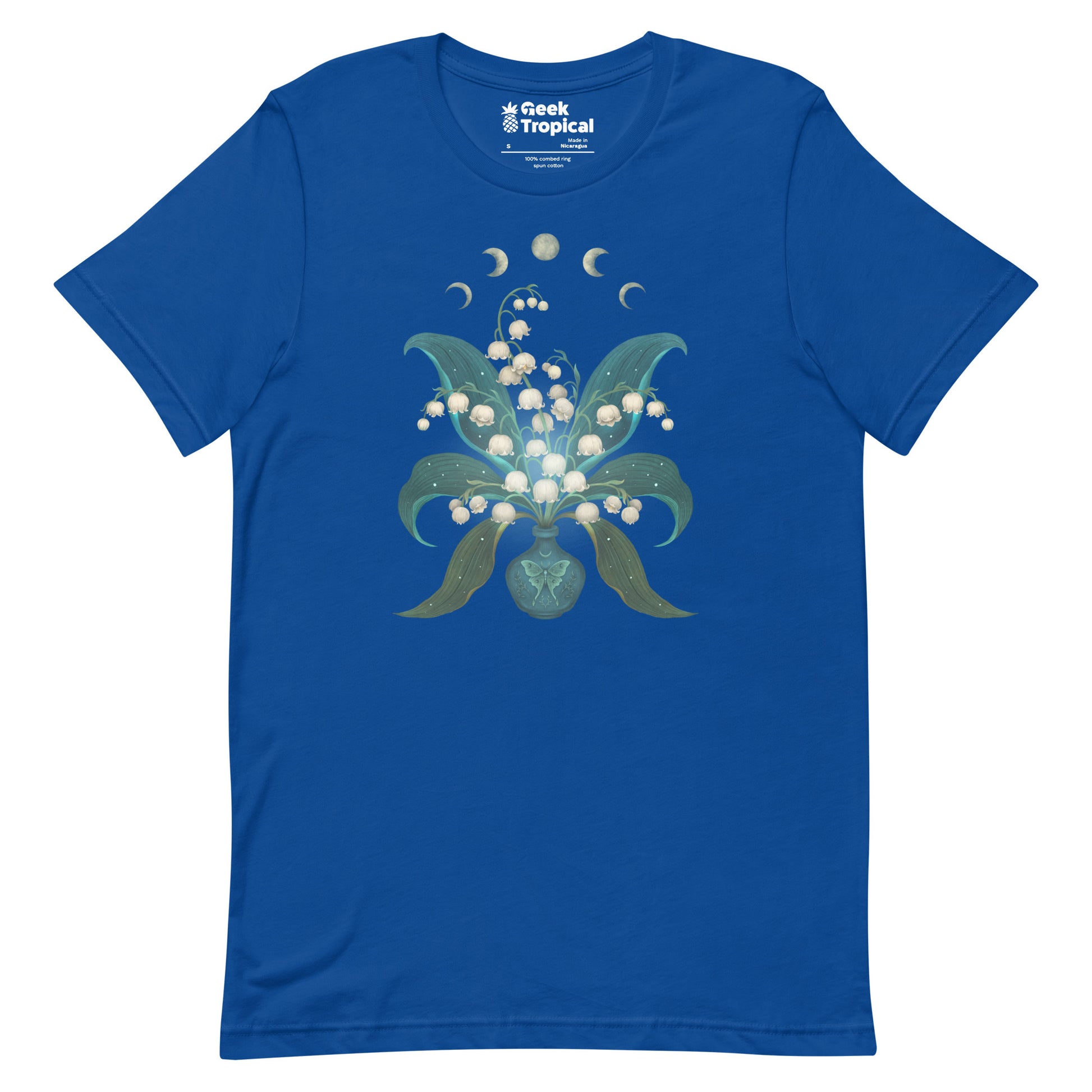 Lily Of The Valley T-Shirt Geek Nerd Advertise to Meta Botany Print Design by Episodic Drawing
