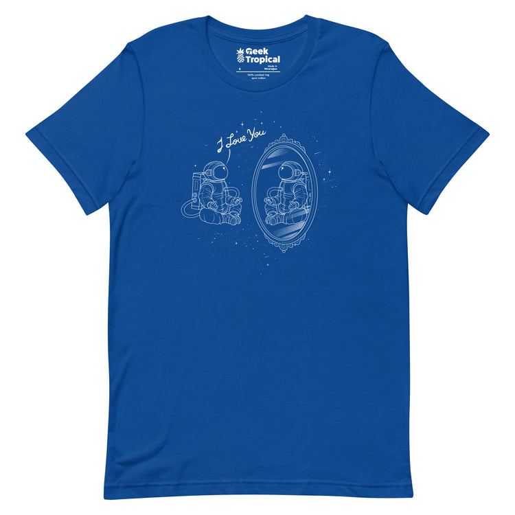 Astronaut I Love You T-Shirt Geek Nerd Advertise to Meta Design by Tobe Fonseca FLOW DESC WRITING