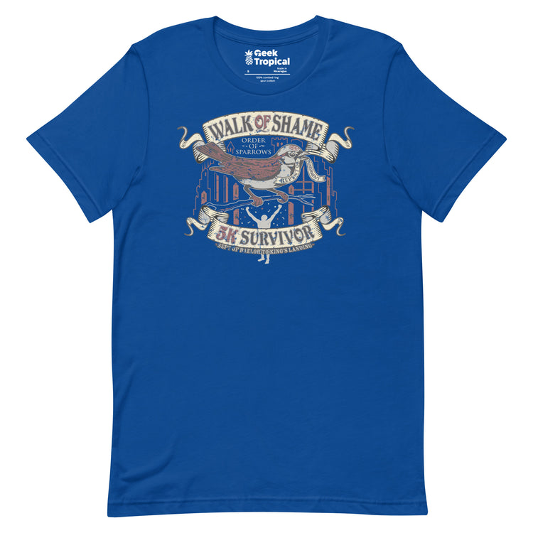 Walk of Shame T-Shirt Geek Nerd Advertise to Meta FLOW DESC WRITING Funny Prints