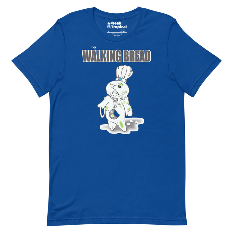 The Walking Bread T-Shirt Geek Nerd Advertise to Meta Fantasy Prints FLOW DESC WRITING