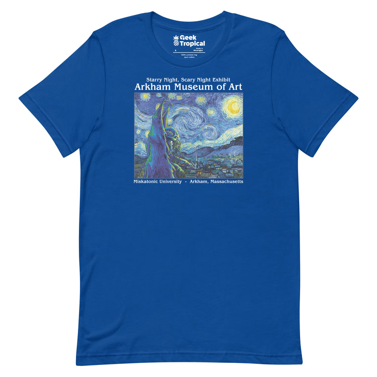 Starry Night Cthulhu T-Shirt Geek Nerd Advertise to Meta dnd & rpg print Fantasy Prints