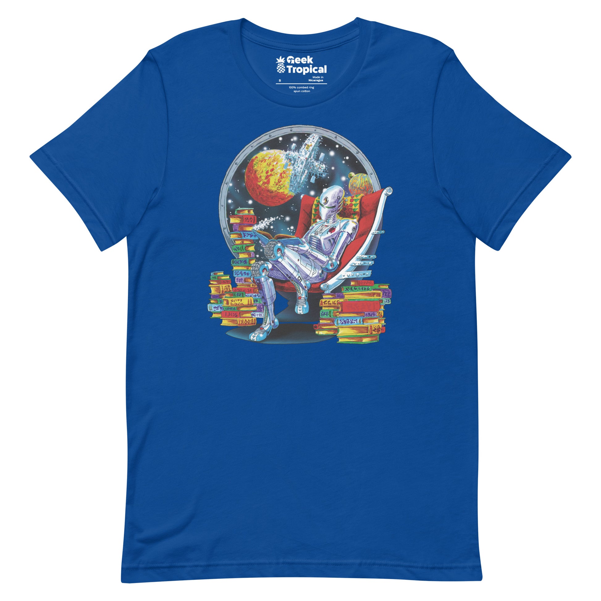 Robot Reading T-Shirt 15
