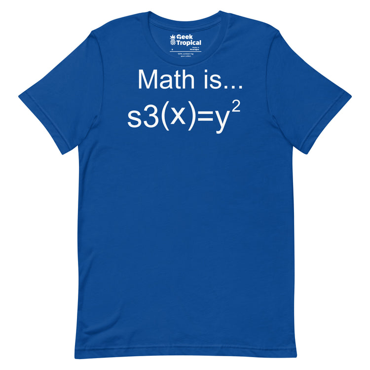 Math is Sexy T-Shirt Geek Nerd Advertise to Meta FLOW DESC WRITING Funny Prints