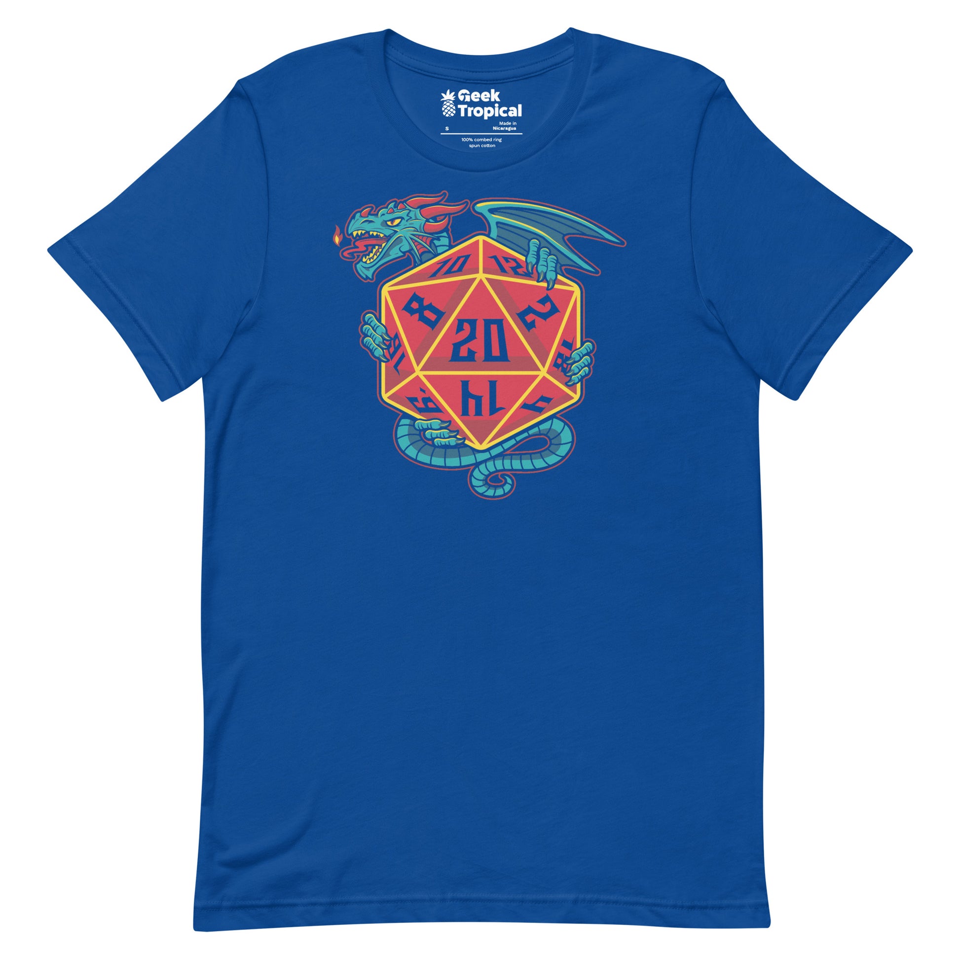 D20 Dice Dragon T-Shirt 12