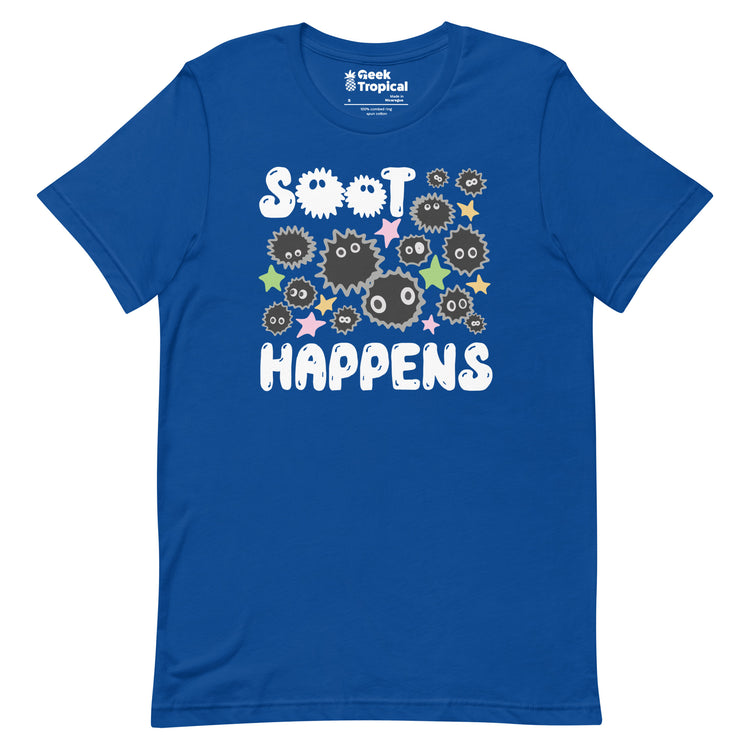 Soot Happens Sootsprites Anime T-Shirt Geek Nerd Advertise to Meta Anime Design by Heather Davenport