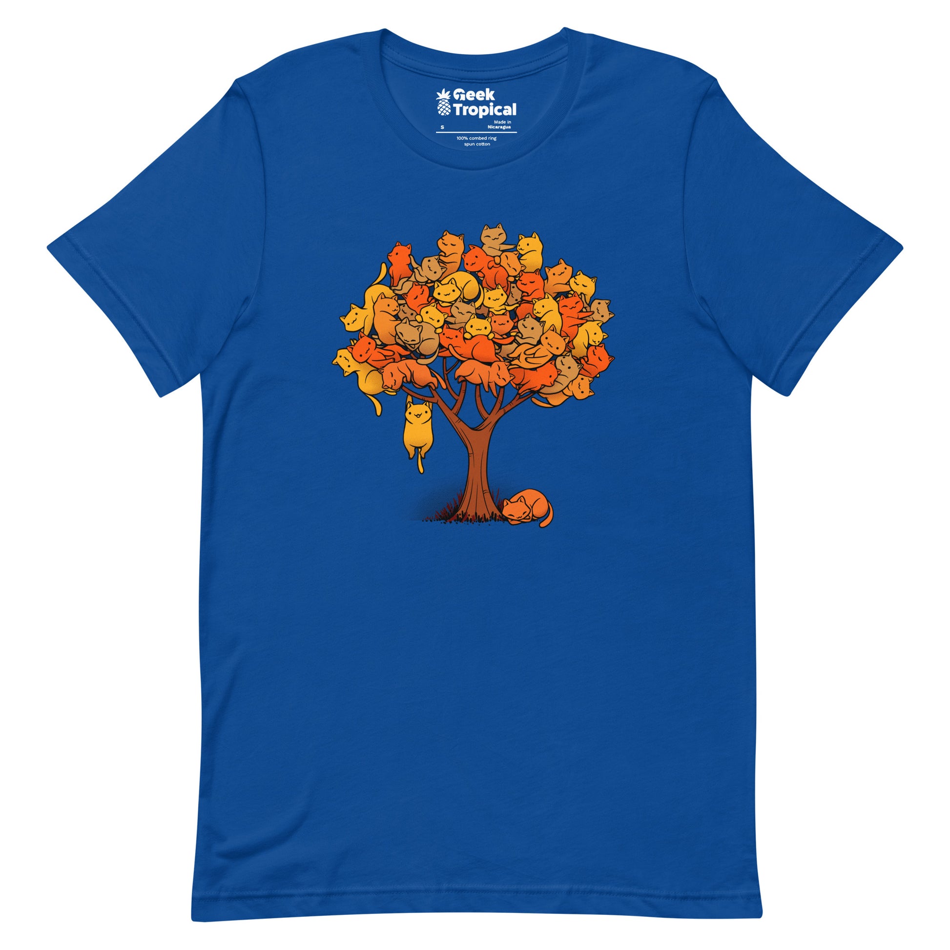 Autumn Cat Tree T-Shirt 11