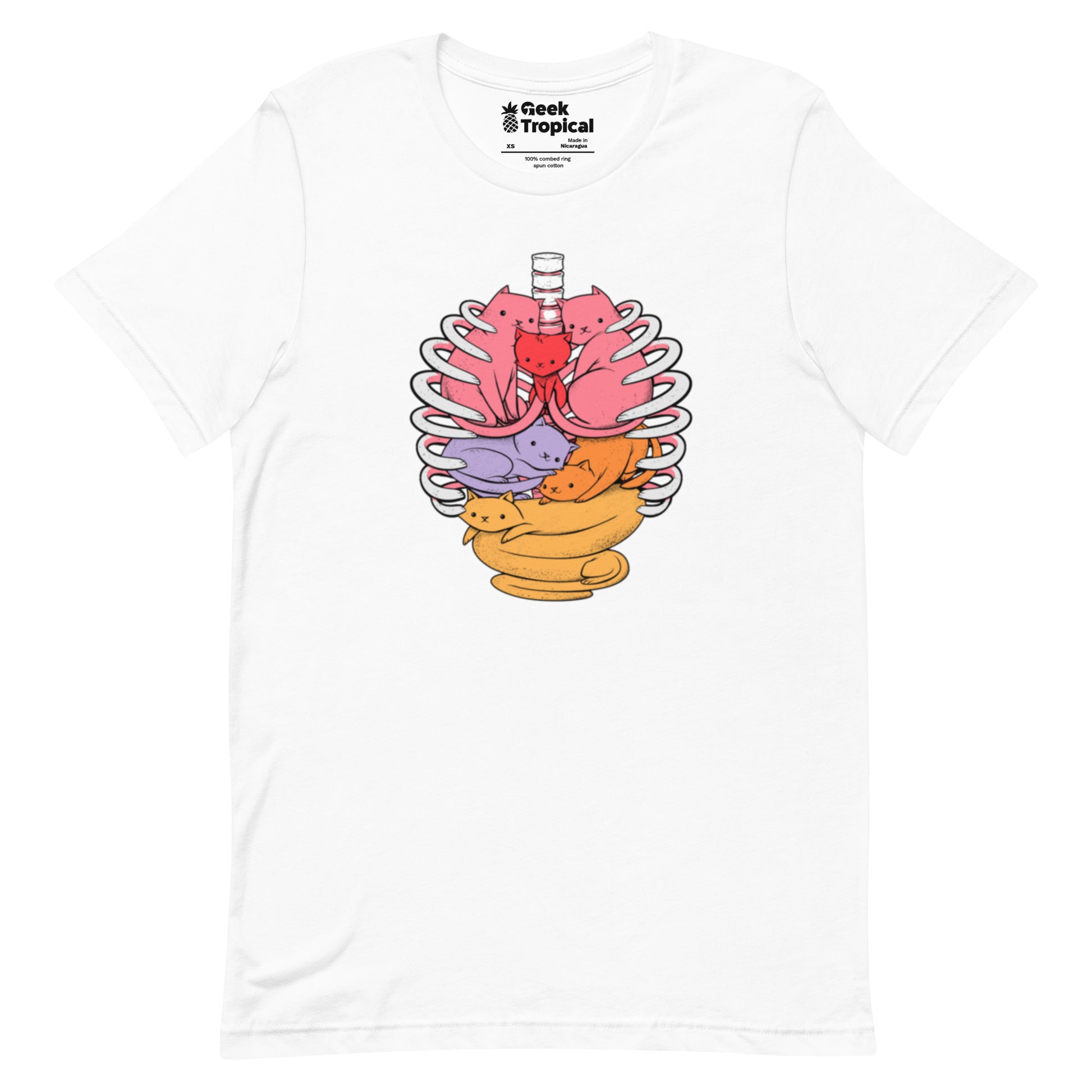 Anatomicat T-Shirt Geek Nerd Animal Patterns Design by Tobe Fonseca FLOW DESC WRITING