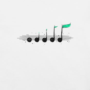 Biosphere Music Notes T-Shirt Geek Nerd Design by Tobe Fonseca FLOW DESC WRITING music print