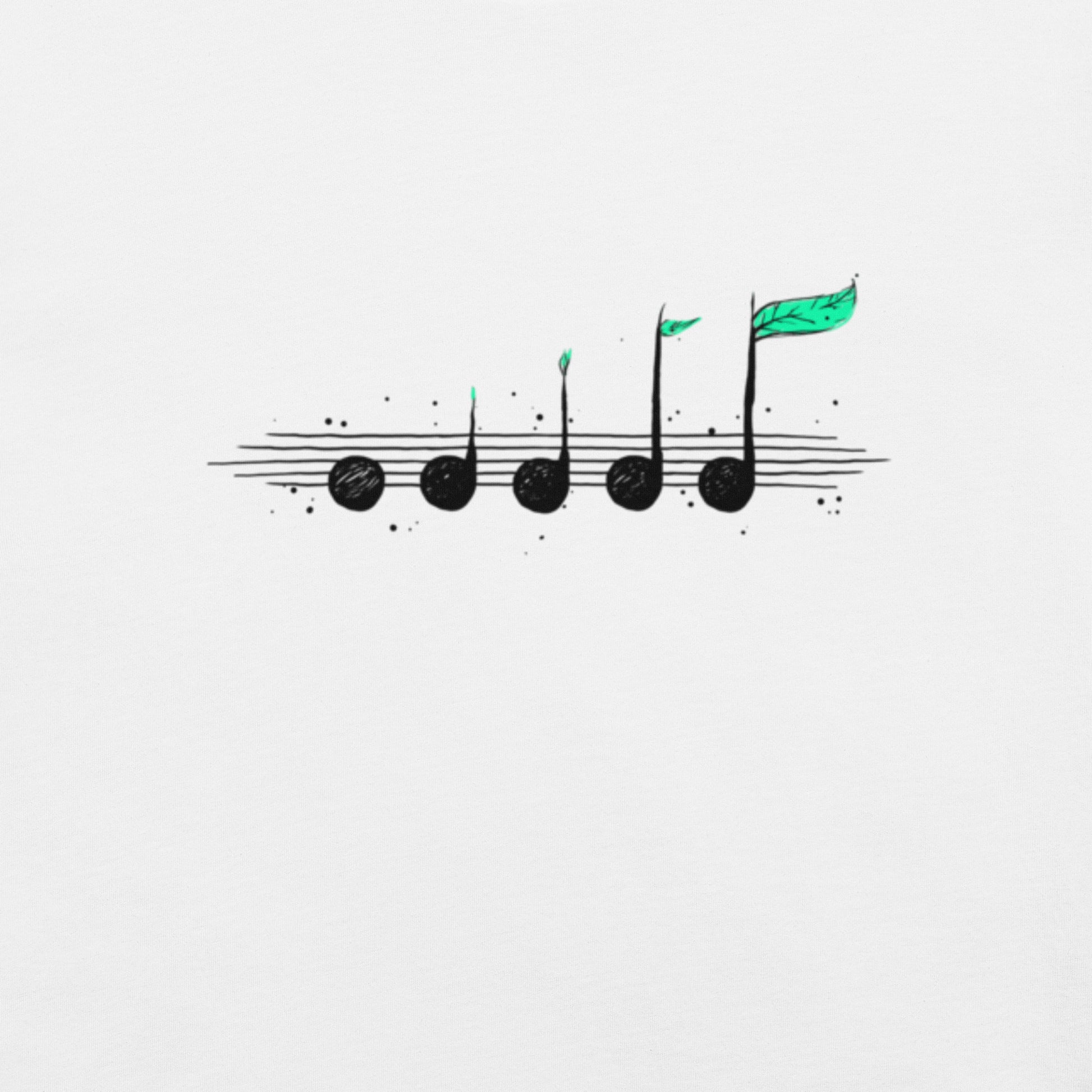 Biosphere Music Notes T-Shirt Geek Nerd Design by Tobe Fonseca FLOW DESC WRITING music print
