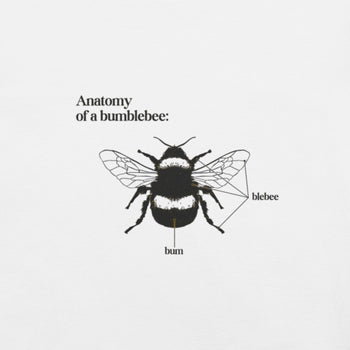 Bumblebee Anatomy T-Shirt Geek Nerd Animal Patterns Design by Tobe Fonseca FLOW DESC WRITING