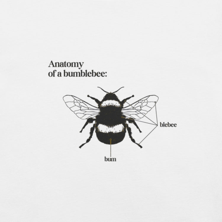 Bumblebee Anatomy T-Shirt Geek Nerd Animal Patterns Design by Tobe Fonseca FLOW DESC WRITING