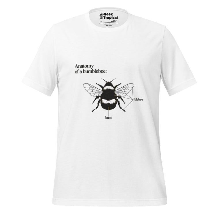 Bumblebee Anatomy T-Shirt Geek Nerd Animal Patterns Design by Tobe Fonseca FLOW DESC WRITING