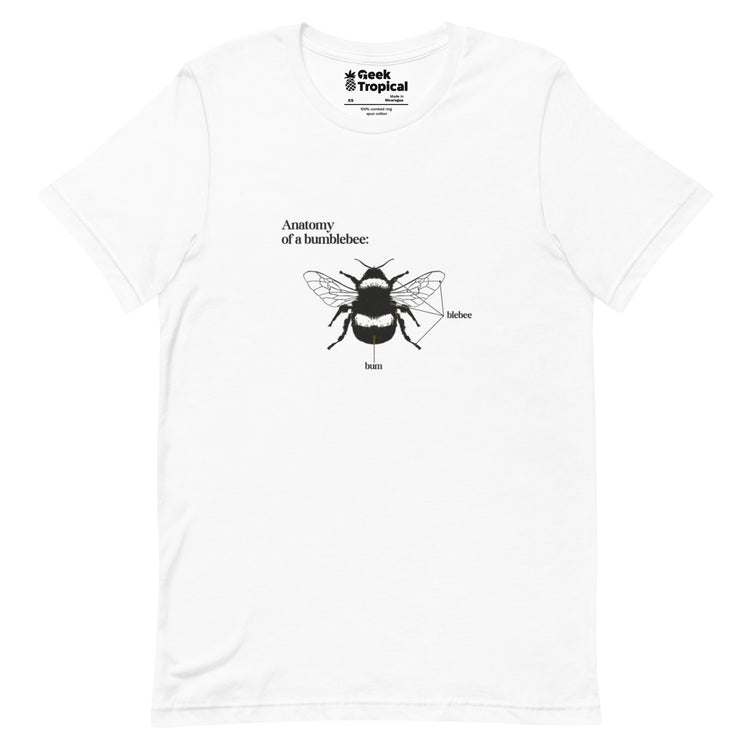 Bumblebee Anatomy T-Shirt Geek Nerd Animal Patterns Design by Tobe Fonseca FLOW DESC WRITING