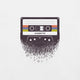 Cassette Musical Notes T-Shirt Geek Nerd Design by Tobe Fonseca FLOW DESC WRITING music print