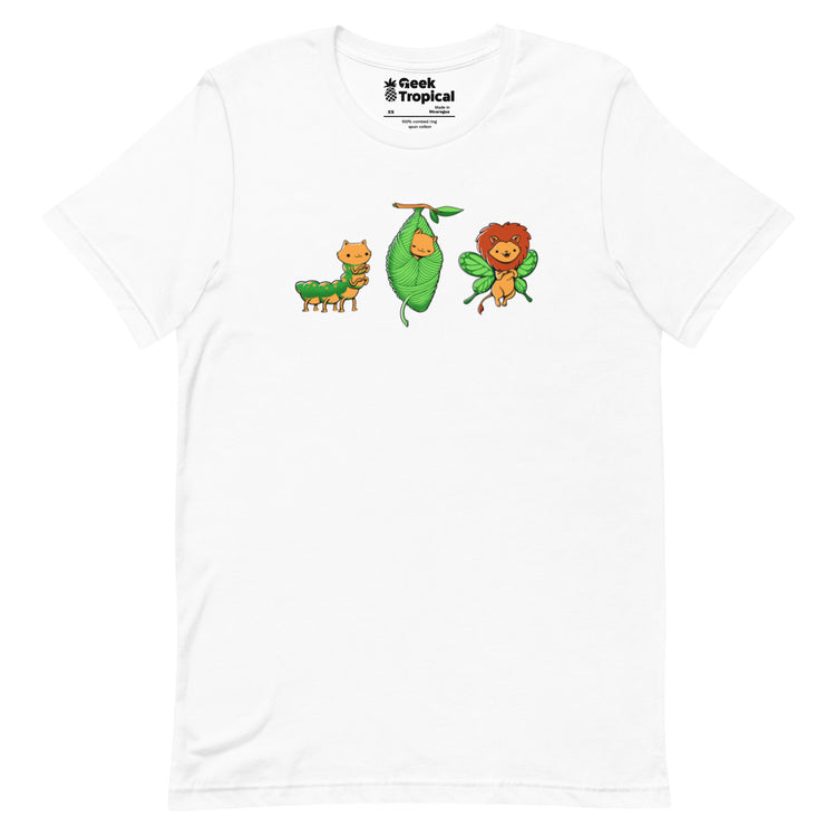 Cat - Erpillar T-Shirt Geek Nerd Animal Patterns Design by Tobe Fonseca Fantasy Prints
