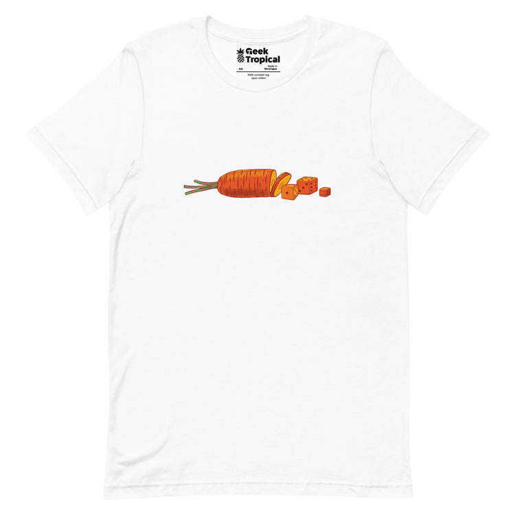 Diced Carrots T-Shirt Geek Nerd board game print Botany Print Design by Tobe Fonseca