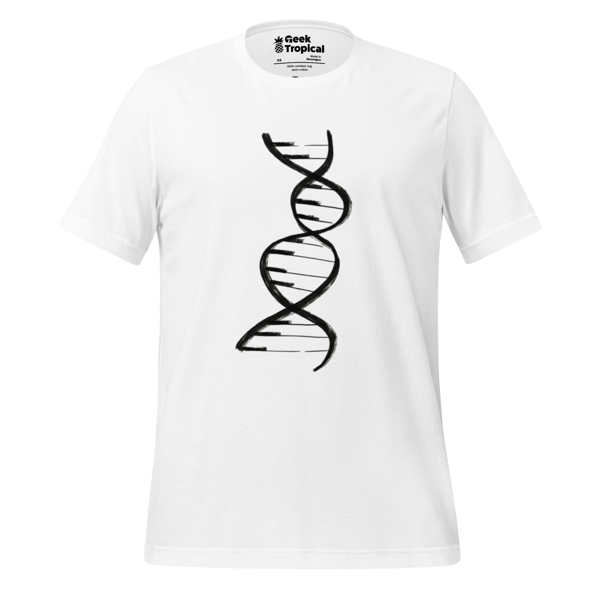 DNA Piano Music T-Shirt Geek Nerd Design by Tobe Fonseca FLOW DESC WRITING music print